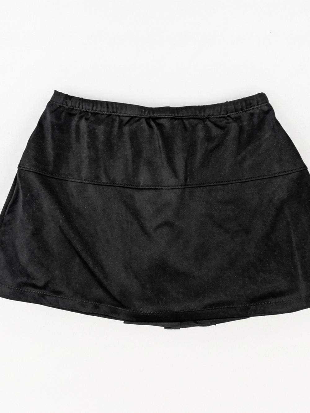 Aspire Sporty Black A-Line Mini Tennis- Running Skort - Athleisure Womens Size S